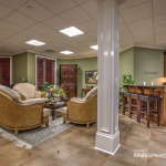 Terrace level Recreation Room of Waterfront property